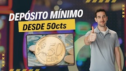 Deposito minimo desde 50cent